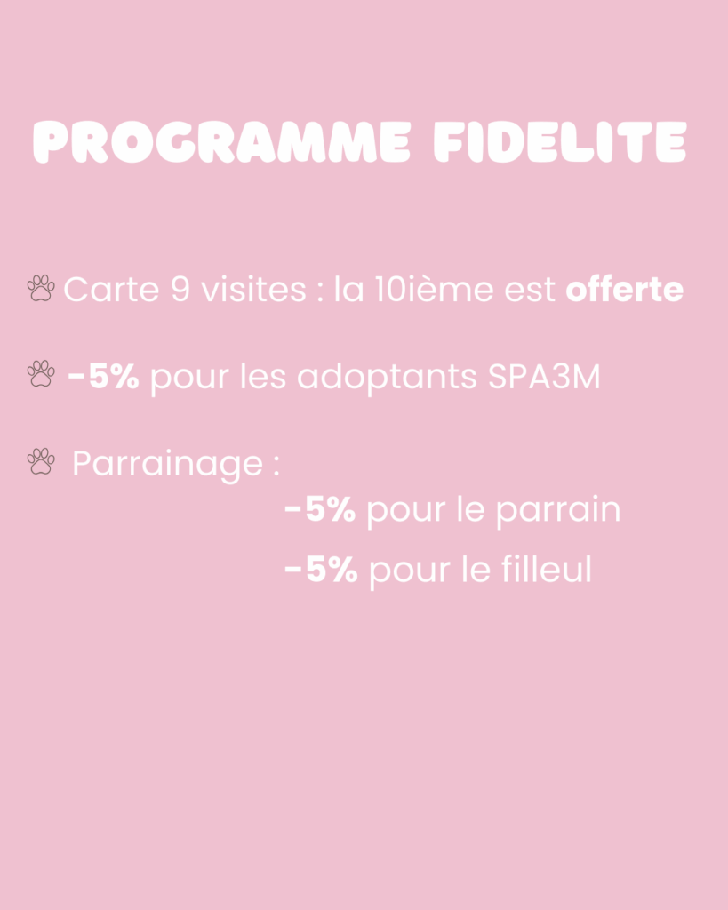 Programme fidélité pet sitting chat MOntpellier et alentours par La Main à la Patte